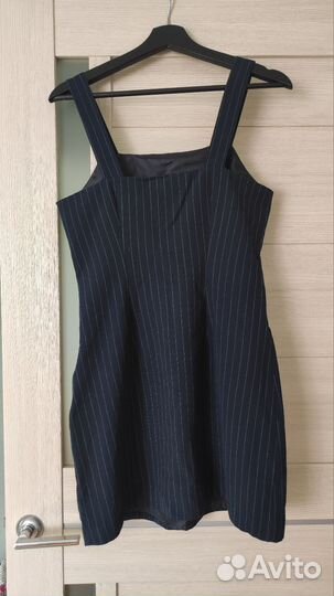 Школьный сарафан синий