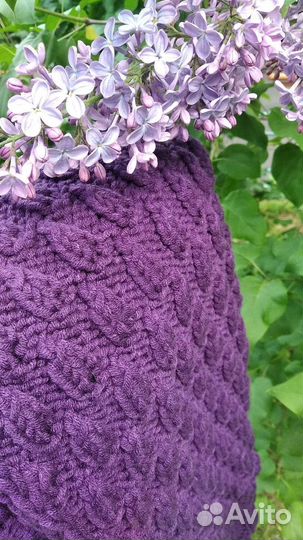 Плед детский вязаный ручная работа