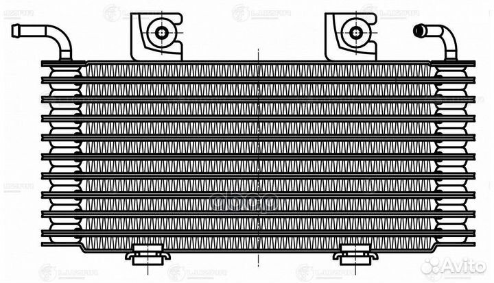 Радиатор масляный Nissan Qashqai 06- 1.6i/2.0i