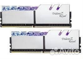 32Gb 4400 G.Skill trident Z royal Silver (F4-4400C
