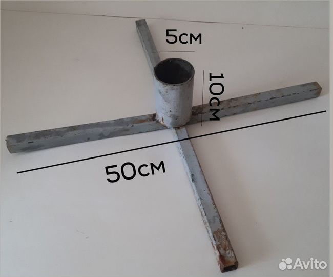 Крестовина для елки железная