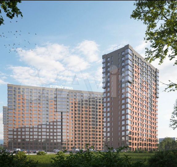 2-к. квартира, 69,3 м², 5/19 эт.