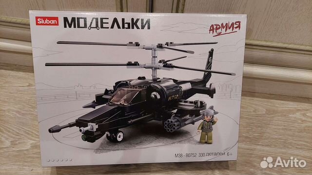 Конструктор sluban Модельки Армия Вертолет