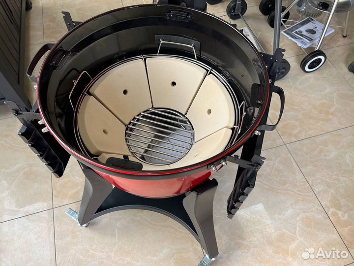 Угольный Гриль KamadoJoe Kettle Joe Red гриль, 57