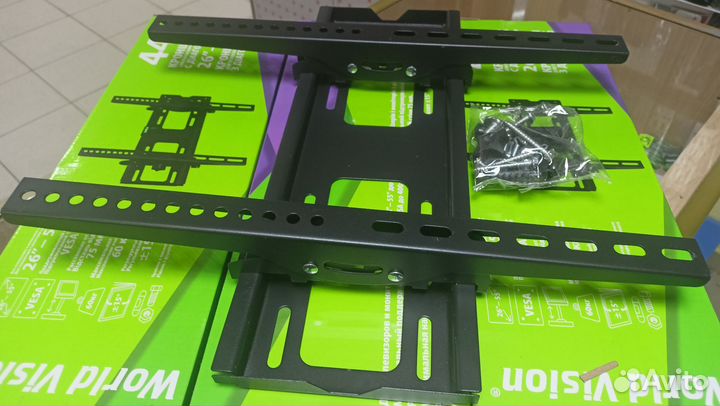 TB кронштейн наклонный диагональ 26-55 (до 60кг)