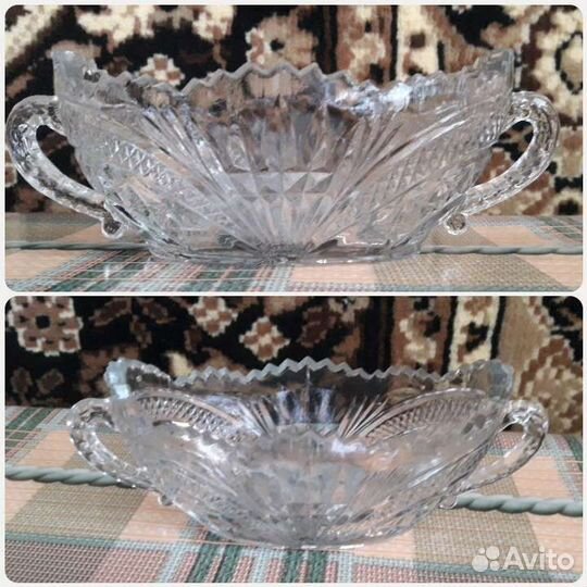 Посуда хрусталь. Ладья