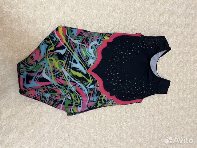 Купальник гимнастический для девочек 128 - 134 см