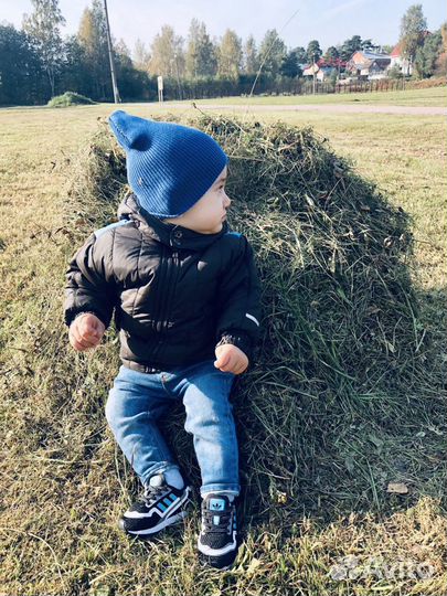 Куртка мехх разм. 9-12 рост 74