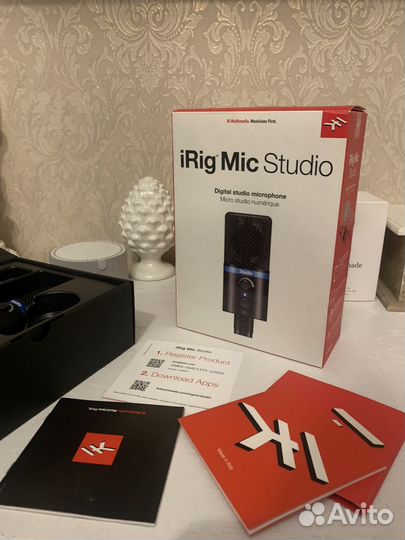 Студийный конденсаторный микрофон iRig Mic Studio