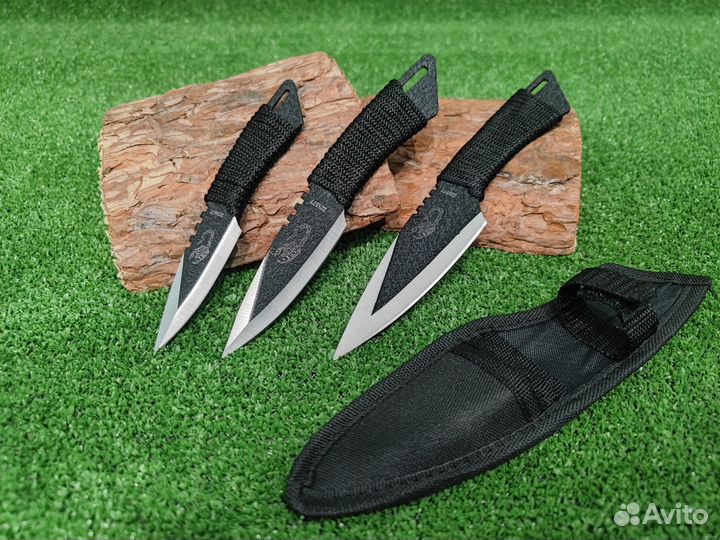 Туристические ножи с чехлом (новые)