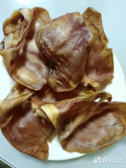 Сушеные лакомства для собак свиные уши