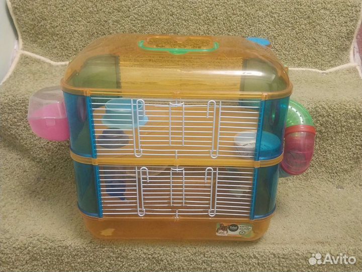 Вилла двухэтажная для хомяка