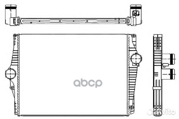 Радиатор интеркулера 30250 NRF