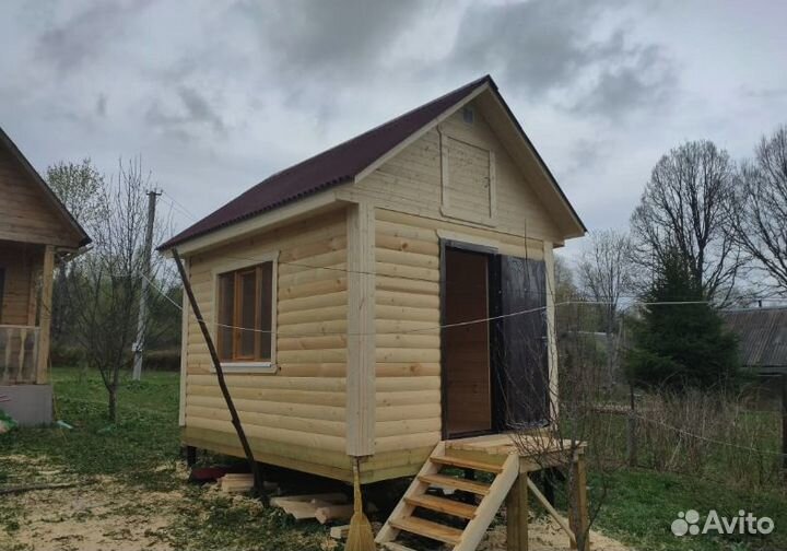 Дом из бруса (профилированного) монт. до 4 нд