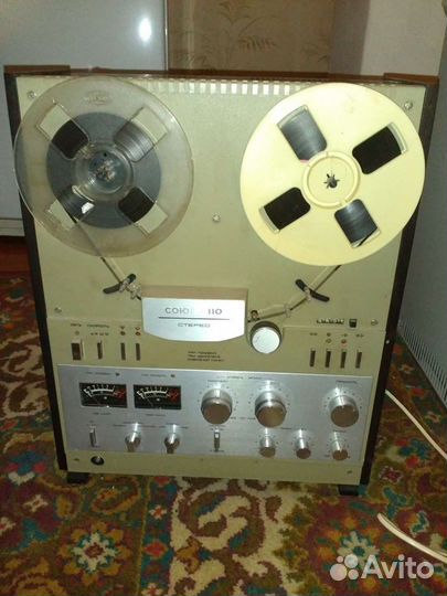 Катушечный магнитофон союз 110 стерео