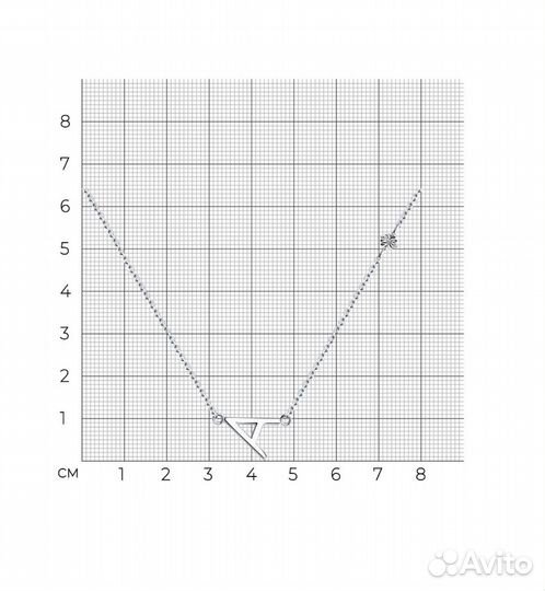 Колье Соколов с буквой и бриллиантом