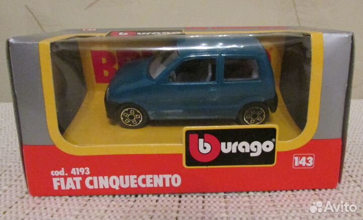 Fiat Conquecento Burago, 1:43
