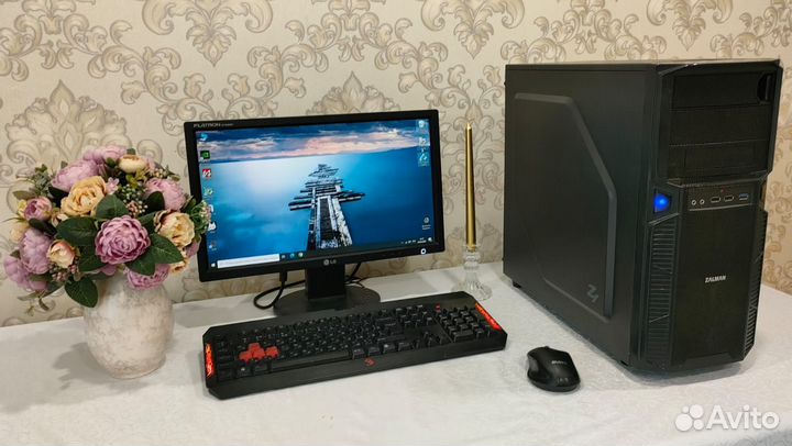 Игровой пк Intel i7-4770 GTX 1060 6G SSD 360 + HDD