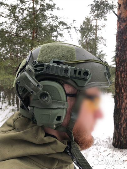 Активные военные наушники FMA AMP