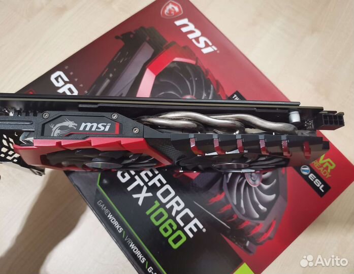 Видеокарта MSI GTX 1060 3GB