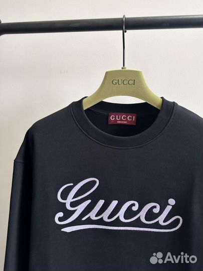 Черный свитшот Gucci