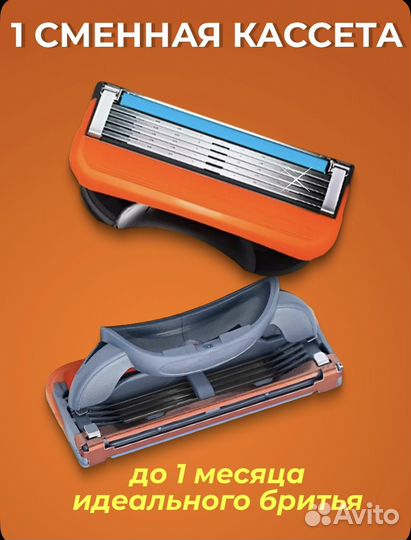 Сменные лезвия для Gillette Fusion 5