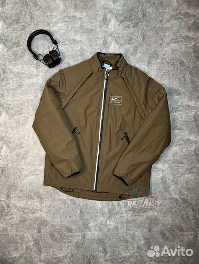 Бомбер nike x stussy съемный рукав