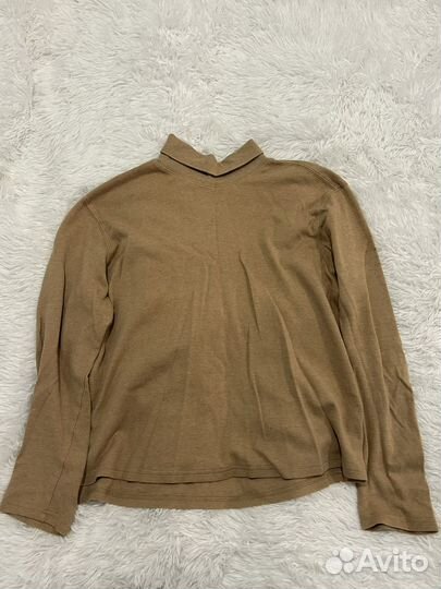 Водолазка женская бежевая с воротником