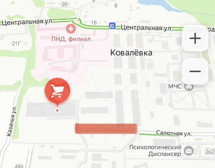 Участок 100 сот. (промназначения)