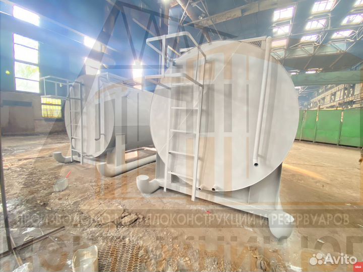 Резервуар Горизонтальный Стальной на заказ 100/40