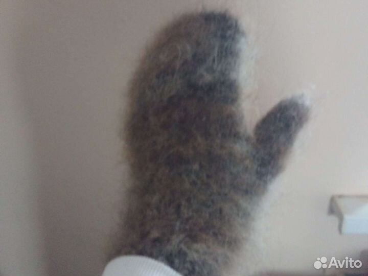 Варежки из собачьей шерсти