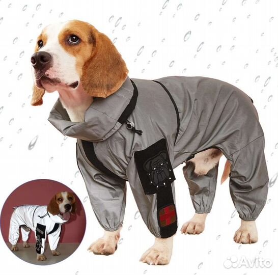 Дождевики для собак всех пород