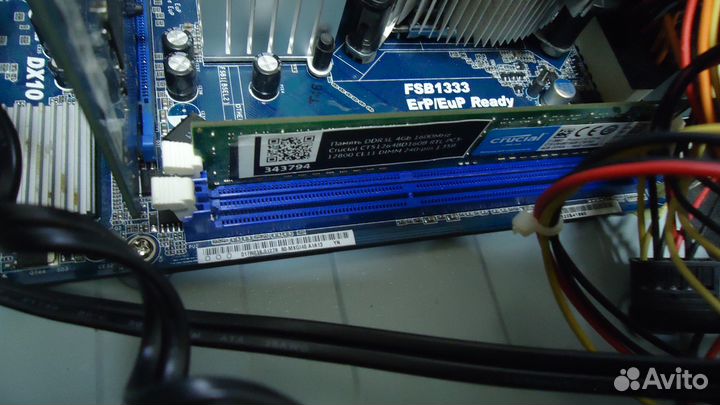 Компьютер Pentium E5700/3Ггц/Озу 4Гб/SSD 120Гб/GeF