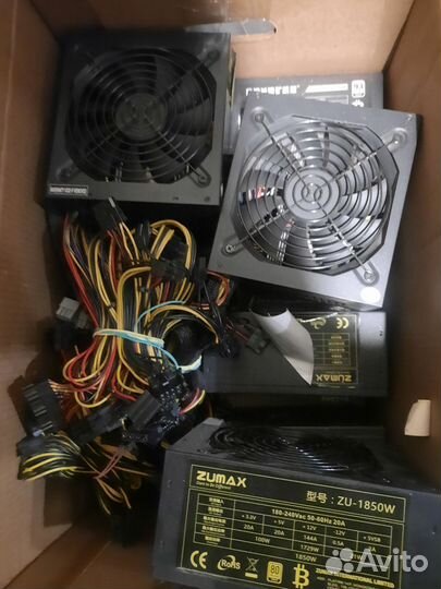 Блоки питания для майнинга 1600/1800/2000w