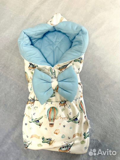 Конверт на выписку для мальчика весна осень