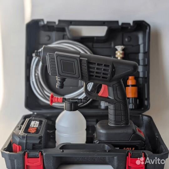 Беспроводная мойка-пистолет 2 АКБ (Арт.75952)