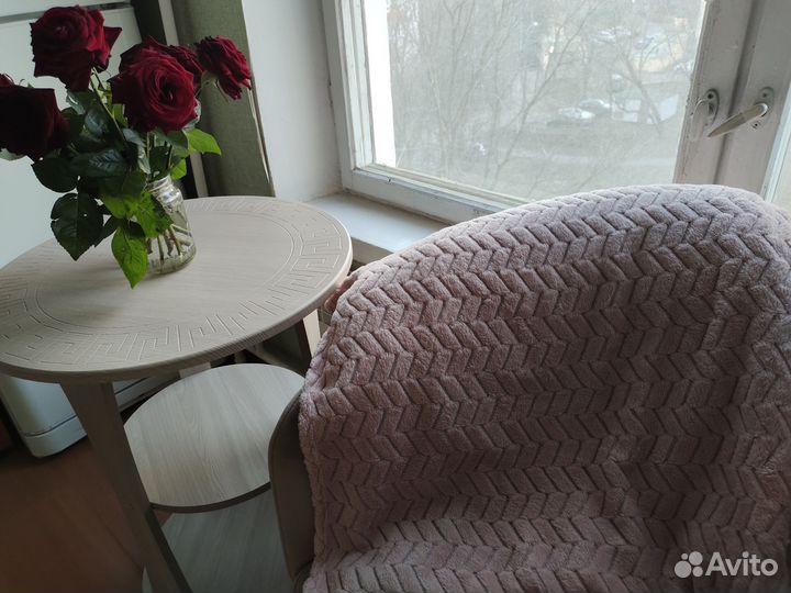 Плед розовый 150