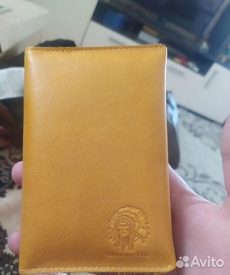 Кожаная обложка для паспорта Apache
