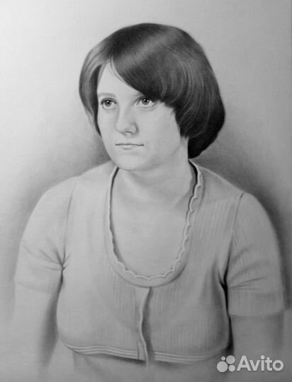 Портрет по фото ручная работа