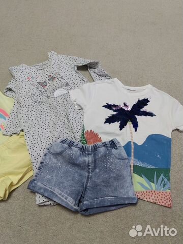 Детские вещи пакетом для девочек 128 134