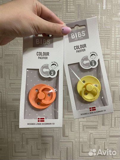 Соска пустышка bibs 0-6, 6-18