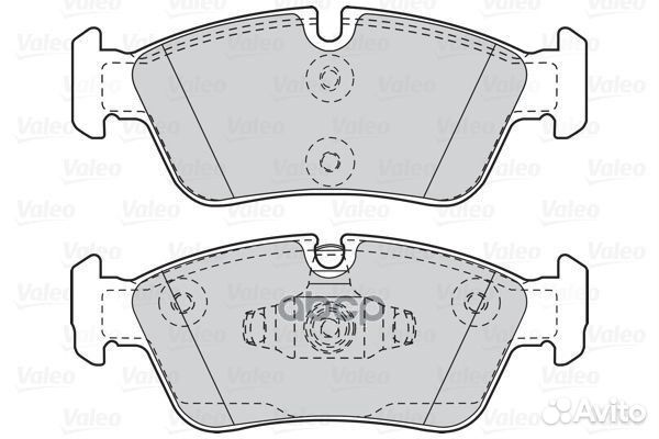 Колодки тормозные BMW E81/E87/E90 1.6-2.0 04- п