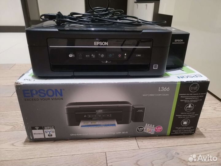 Цветной струйный принтер epson