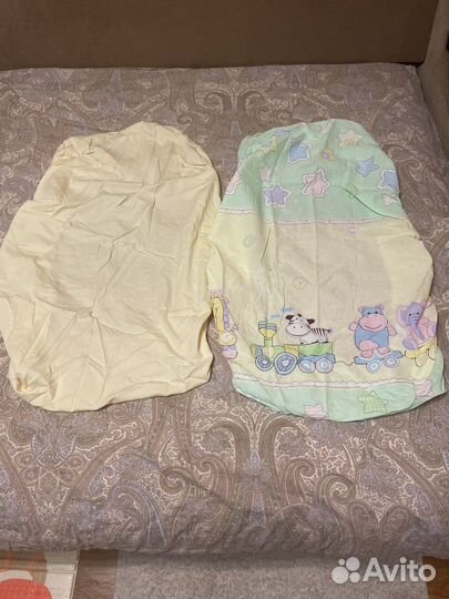 Простынки в детскую кроватку на резинке