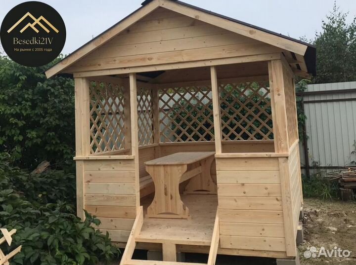 Беседка из бруса