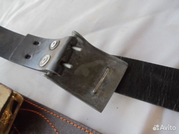 Ремни кожаные ркка, мвд и Германия