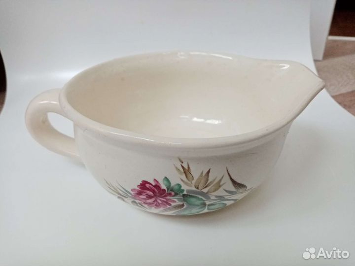 Сливочник, цветочный орнамент