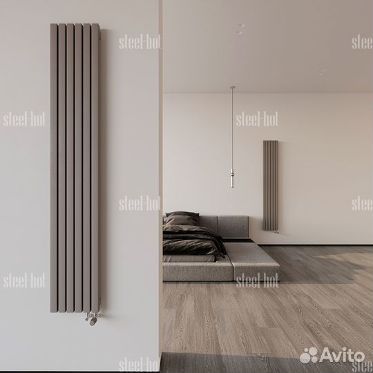 Вертикальный дизайн радиатор Steel V от производит