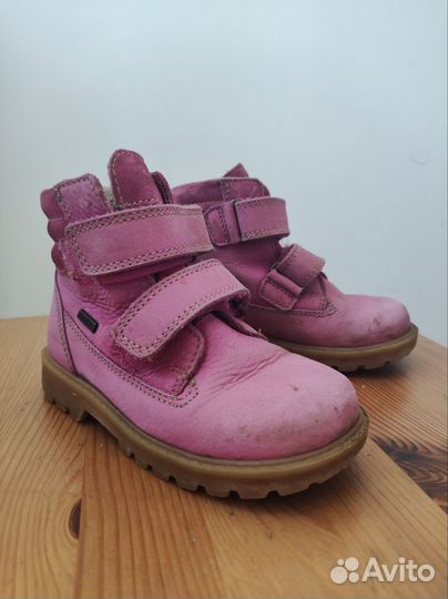 Ботинки кожаные демисезонные 25 для девочки
