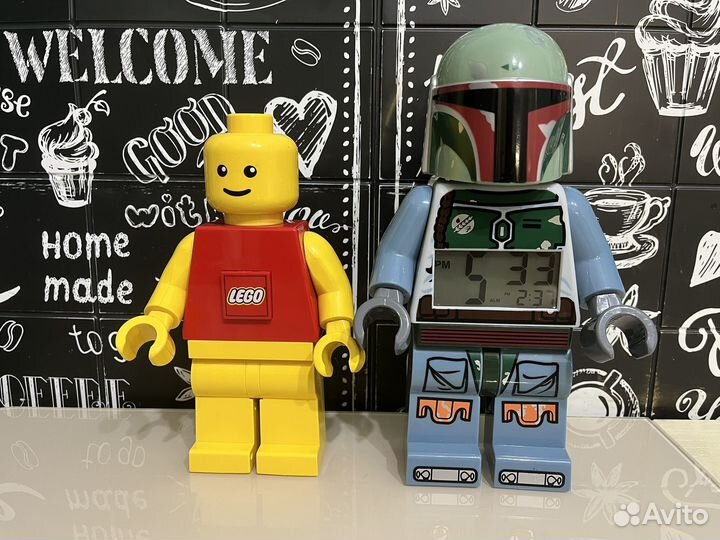 Lego часы и ночник